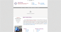 Desktop Screenshot of hoorfatima.com